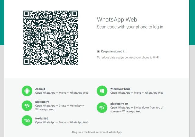 whatsapp web client