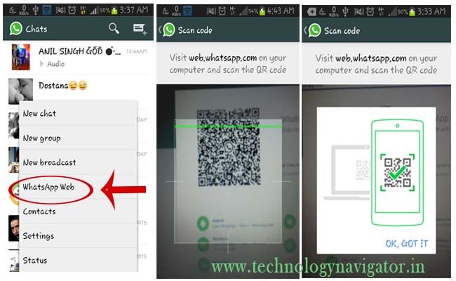 whatsApp on chrome